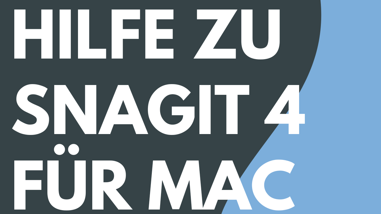 Hilfe zu Snagit 4 für Mac – PDF-Datei